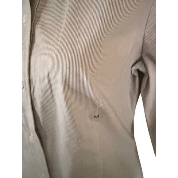 New York & Company Striped Button-Down Shirt – Size Medium NWT - Picture 3 of 8